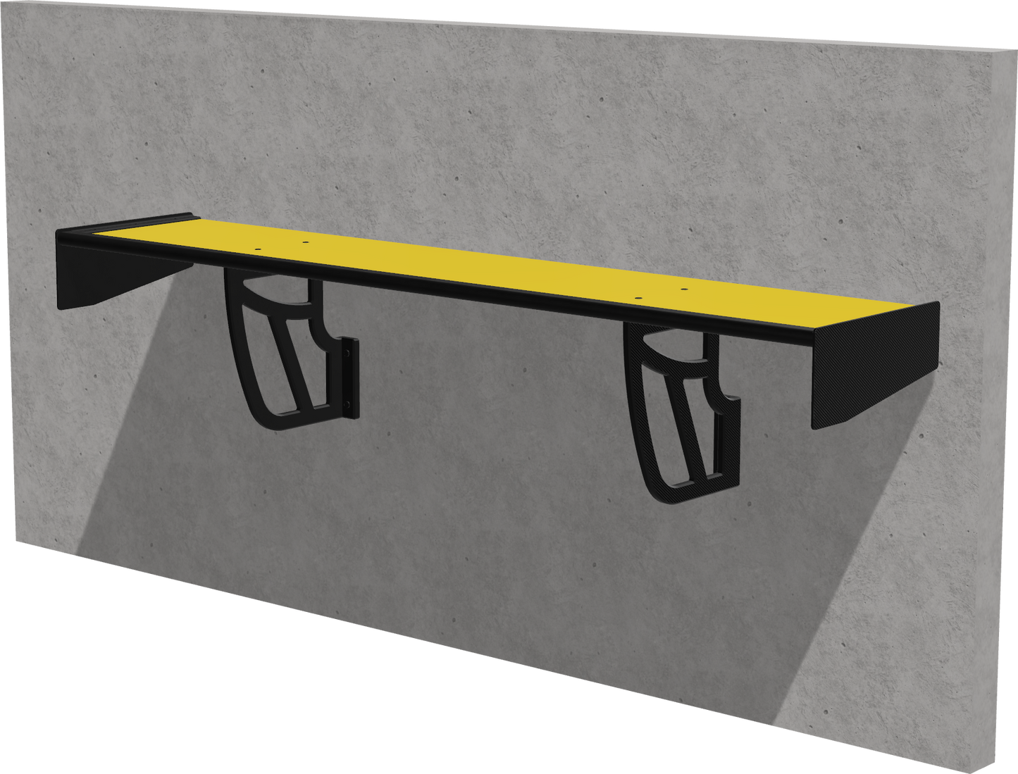 Spoiler-Regal aus Polymer-Carbon-Verbund