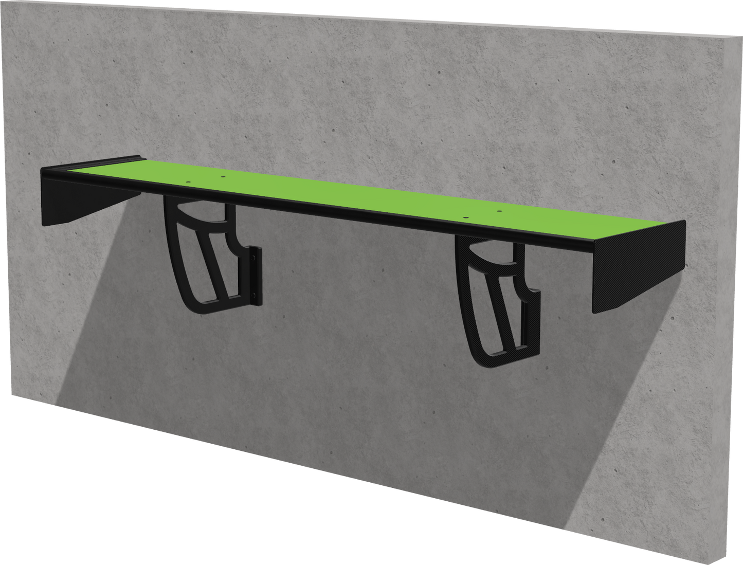 Spoiler-Regal aus Polymer-Carbon-Verbund