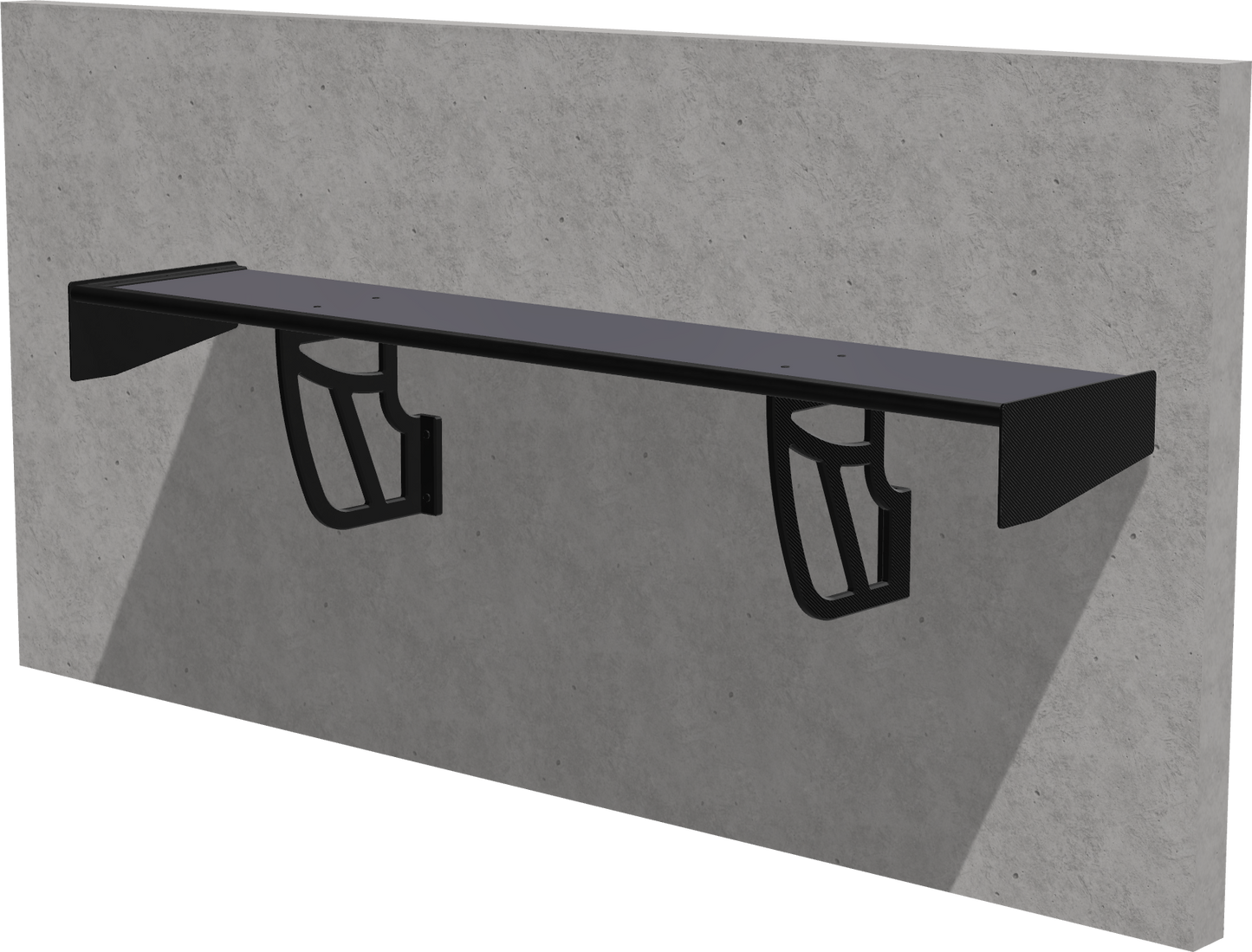 Spoiler-Regal aus Polymer-Carbon-Verbund