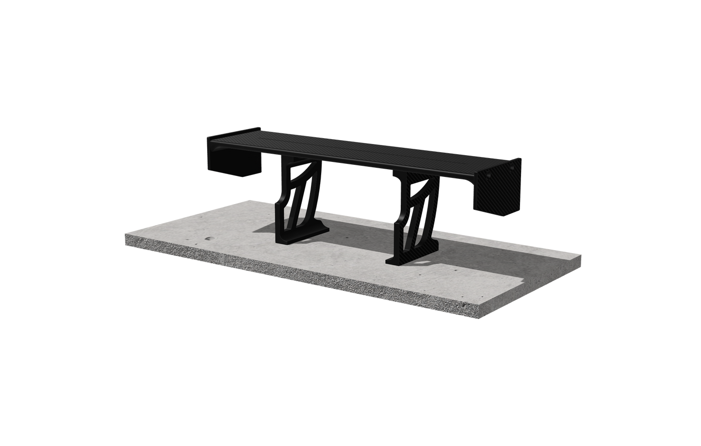 Spoiler-Bildhalter aus Polymer-Carbon-Verbund