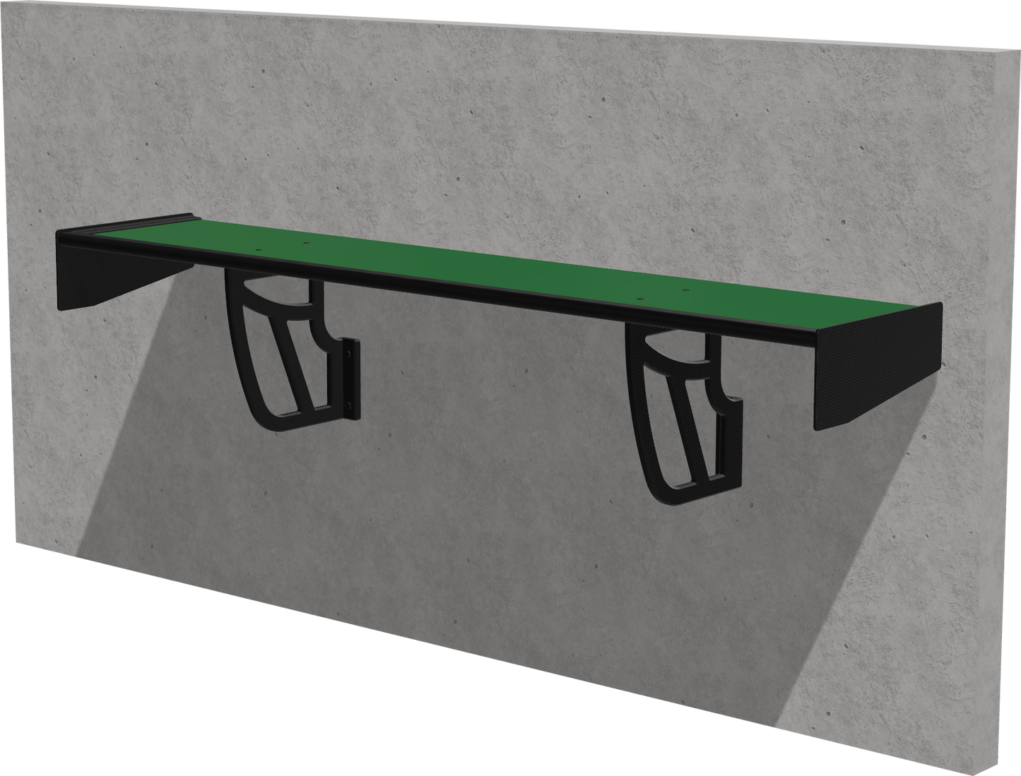 Spoiler-Regal aus Polymer-Carbon-Verbund