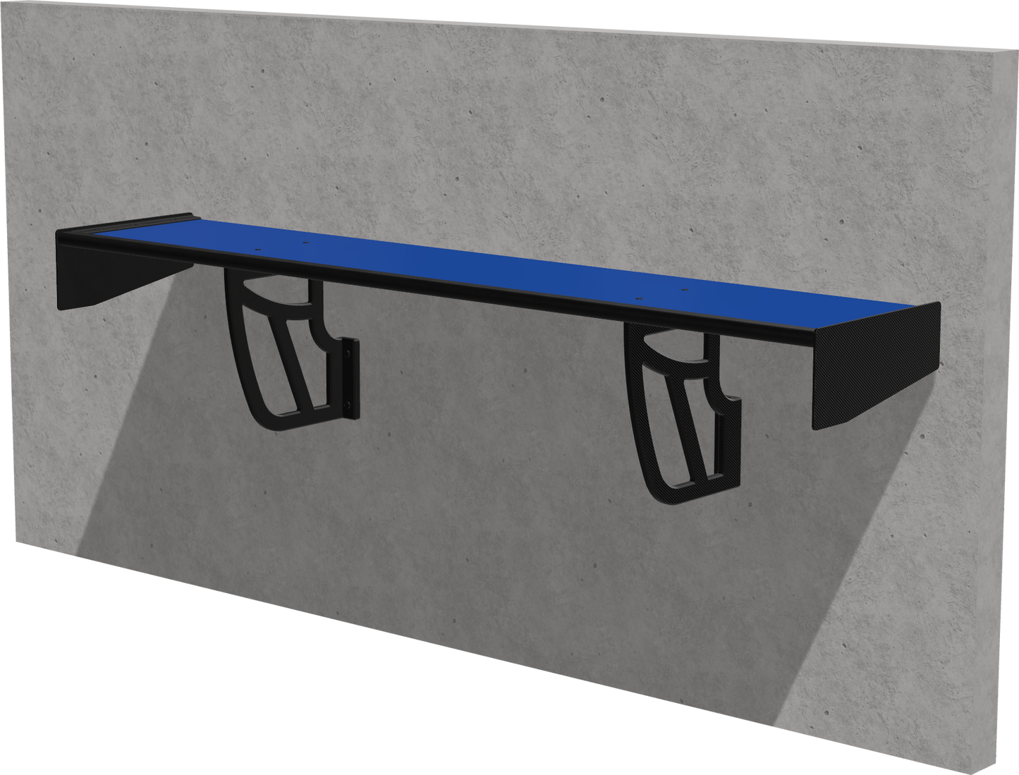 Spoiler-Regal aus Polymer-Carbon-Verbund