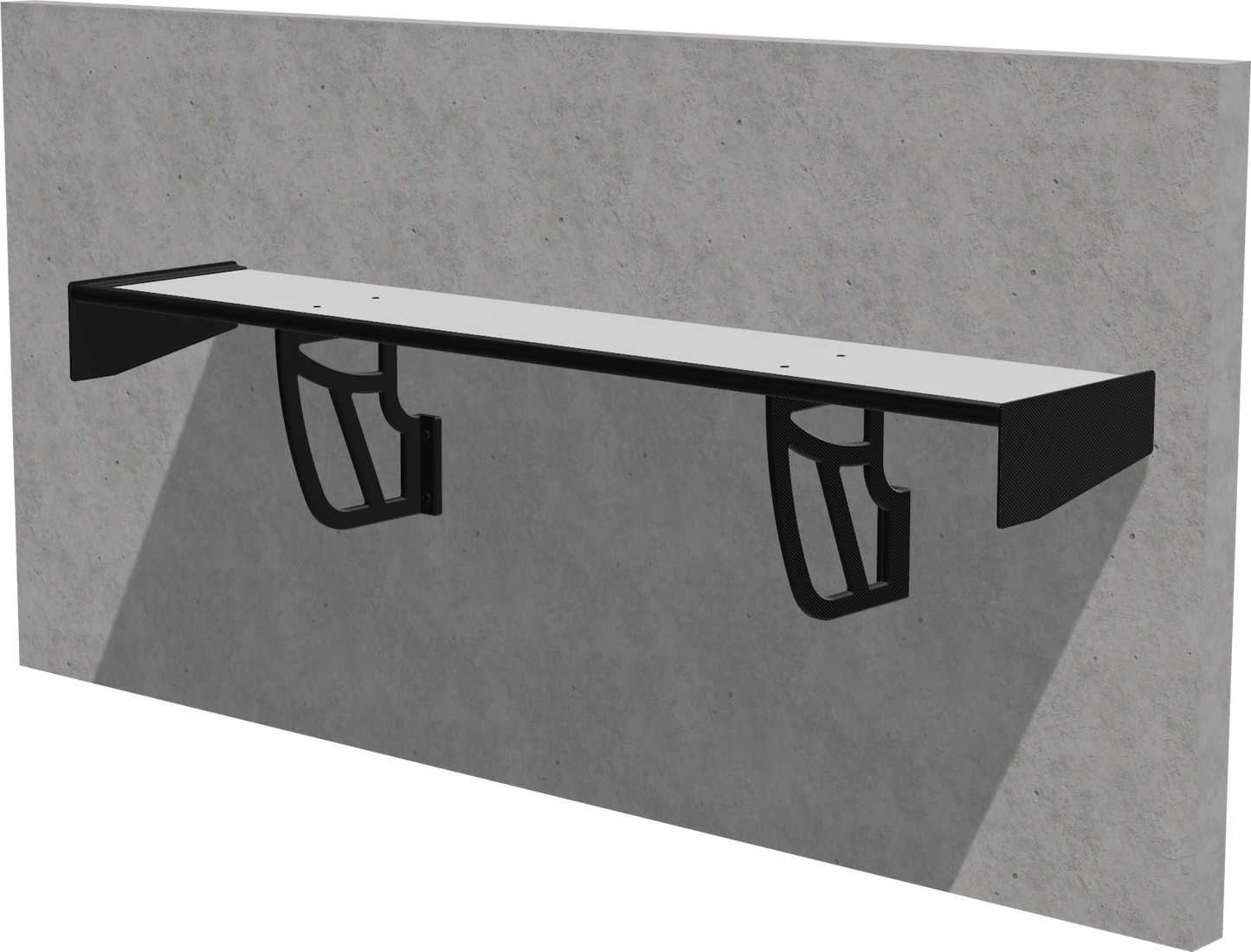 Spoiler-Regal aus Polymer-Carbon-Verbund