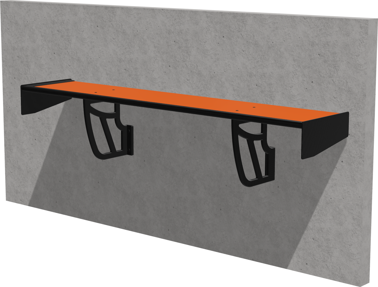 Spoiler-Regal aus Polymer-Carbon-Verbund