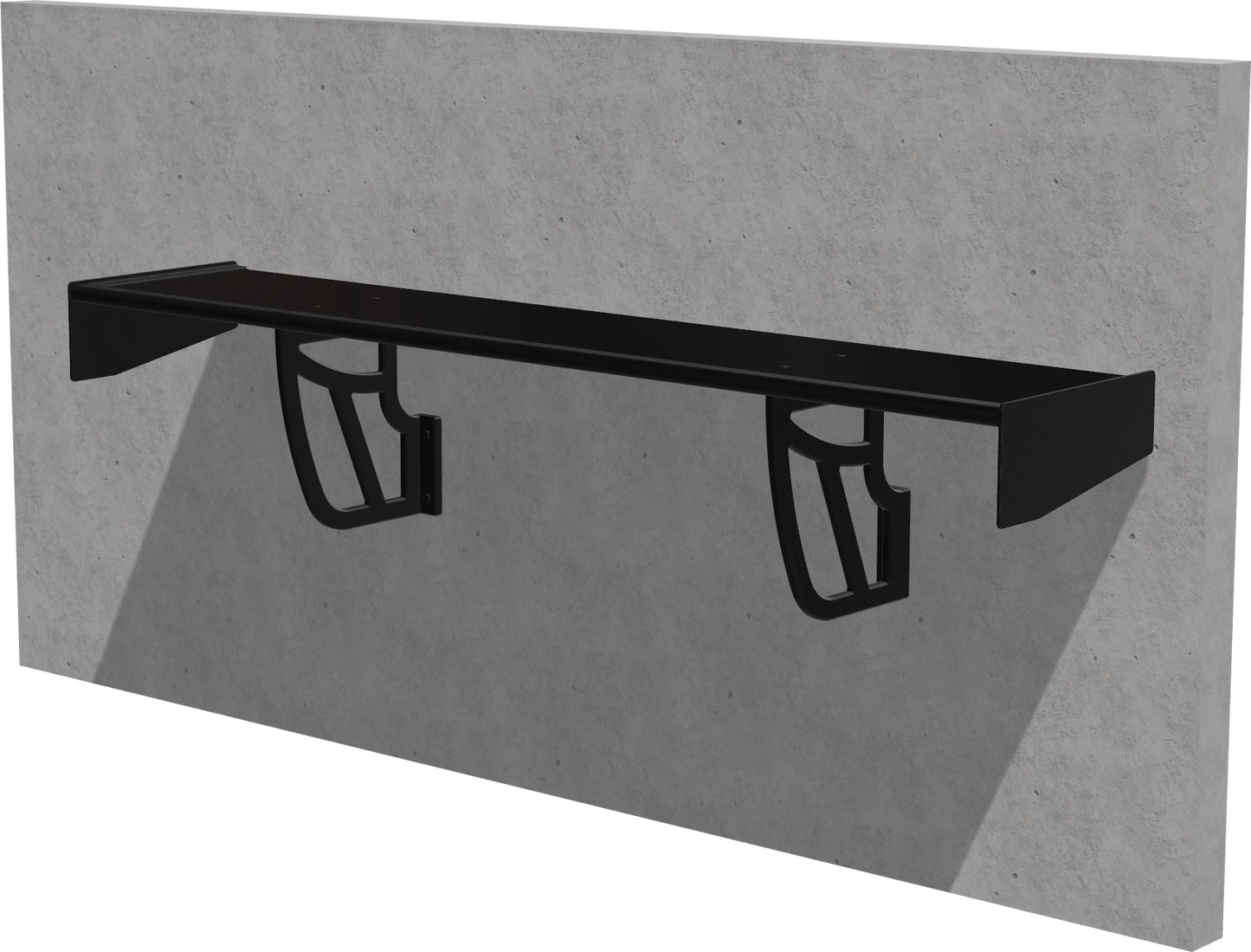 Spoiler-Regal aus Polymer-Carbon-Verbund
