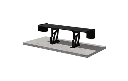 Spoiler-Bildhalter aus Polymer-Carbon-Verbund