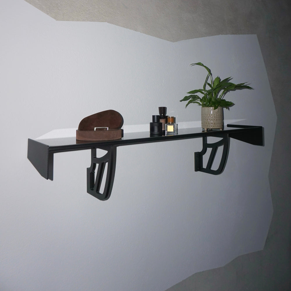 Spoiler Shelf Made of Polymer-Carbon Composite